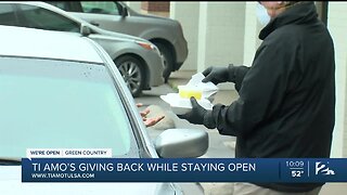 We're Open Green Country: Ti Amo Serving Community with Free Meals