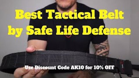 Tactical Belt - Safe Life Defense