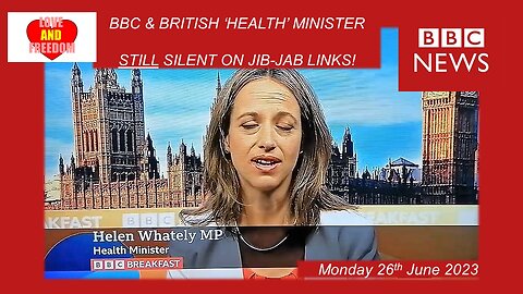 BRITISH HEALTH MINISTER STILL SILENT ON THE JIB-JABS!