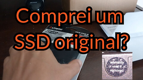 SSD Kingston será que é original? SSD - SSD Kingston A400