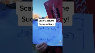 Scary Halloween Costume Success!