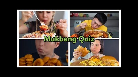 Asmr Mukbang Eat Juicy Burger, Kimchi Nuclear, Chicken Nuggets and Spaghetti 😋 MUKBANG QUIZ