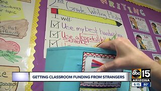 Valley classroom gets gift from strangers