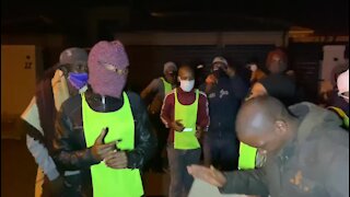 Activists protest outside Cape official's house over Khayelitsha evictions (XhK)