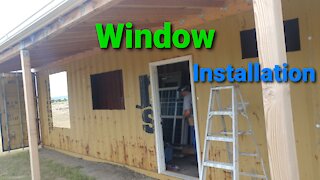 Shipping Container Window installation review