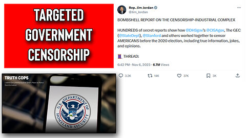 Breaking News: Bombshell Report US Government Censored Americans