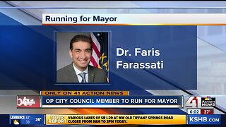 Overland Park Councilman Faris Farassati announces mayoral campaign