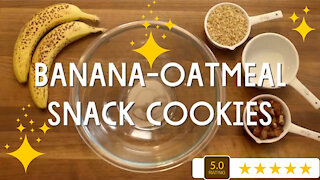 Banana-Oatmeal Snack Cookies A Fast Easy and Fun Recipe