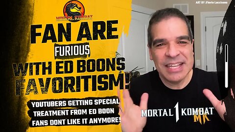 Mortal Kombat 1: FANS FURIOUS AT ED BOON FOR SHOWING FAVORITISM TO YOUTUBERS & NOT GETTING INVITES!!