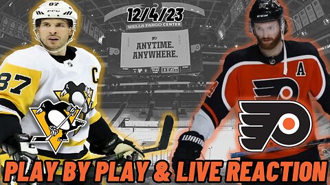 Pittsburgh Penguins vs Philadelphia Flyers Live Reaction | Play by Play | Penguins vs Flyers