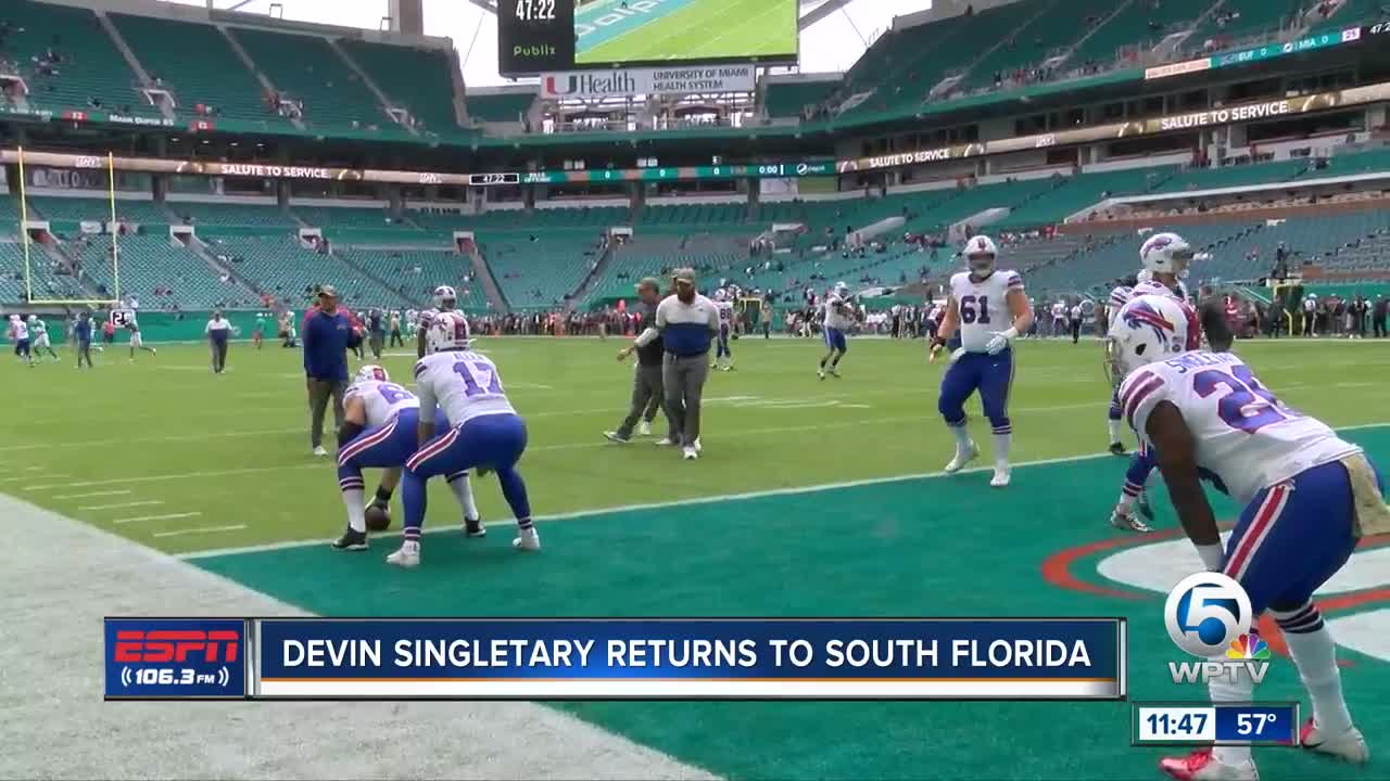 Devin 'Motor' Singletary returns to South Florida