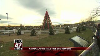 Tree Reopens After Man climbs National Christmas Tree