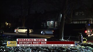 Two shot dead overnight on Manor Street in Detroit