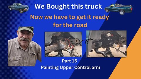 How to paint frame under control arm