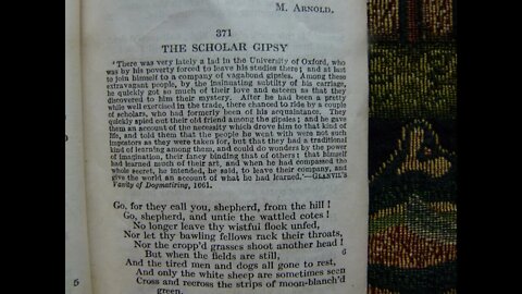 The Scholar Gipsy - M. Arnold