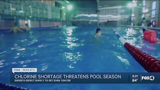 Chlorine shortage hits just before Summer