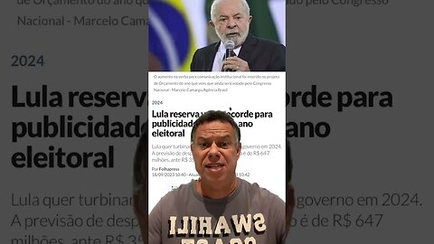Lula reserva valor recorde para publicidade oficial em ano eleitoral #shortsvideo