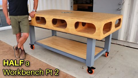 How to Build HALF a Workbench - Ron Paulk Inspired Pt 2