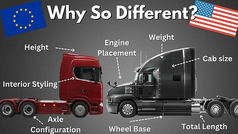 Why American and European Trucks Are So Different