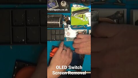 Oled Switch Screen Removal #righttorepair #nintendoswitch #consolegaming #consolerepair