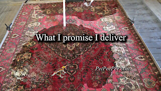 Oriental rug cleaning | what I promise I deliver-