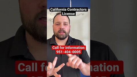 Get your questions answered #californiacontractors #contractorslicense