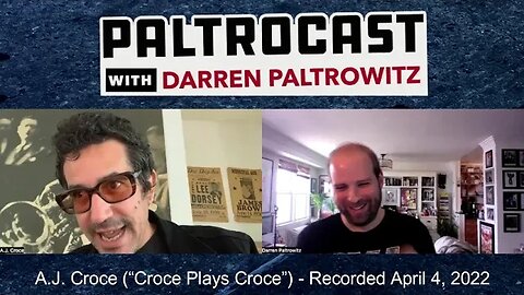 A.J. Croce interview with Darren Paltrowitz