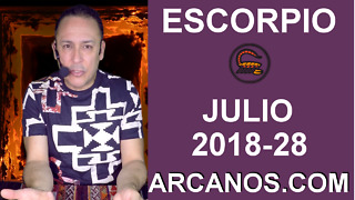 HOROSCOPO ESCORPIO-Semana 2018-28-Del 8 al 14 de julio de 2018-ARCANOS.COM