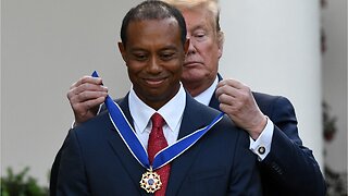 Trump awards highest U.S. civilian honor to Tiger Woods