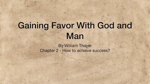 Chapter 2 - How to Achieve Success?