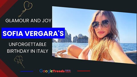 "Sofia Vergara's White Lace Swimsuit Stuns on Her Birthday in Italy!"