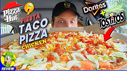 Pizza Hut® FIESTA TACO CHICKEN PIZZA Review 🌮🐔🍕 Is It Any Good?! 🤔 Peep THIS Out! 🕵️‍♂️