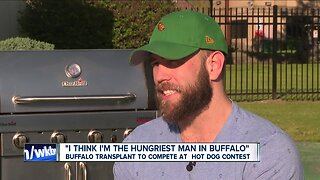 Buffalo transplant will compete at Nathan's Hot Dog Contest