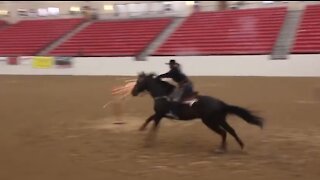 Cowboy mounted shooting championship.