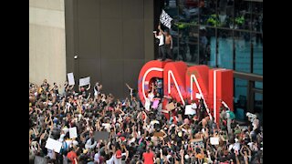 CNN Atlanta headquarters destroyed by rioters following George Floyd death