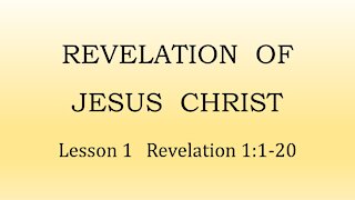 Revelation 1:1-20