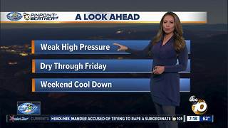 10News Pinpoint Weather with Meteorologist Angelica Campos