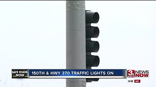 150th & Hwy 370 traffic lights on