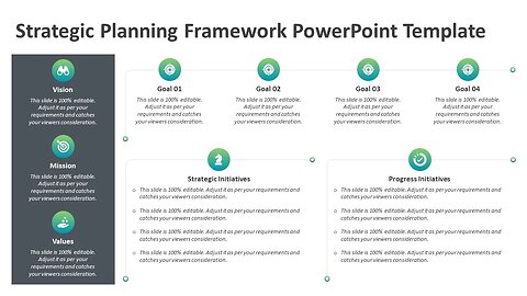 Strategic Planning Framework PowerPoint Template