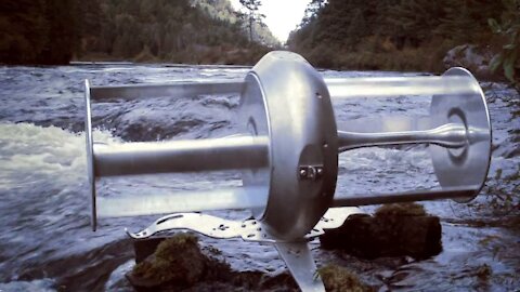 This Simple River Turbine Can Power Your House! ...Constantly.