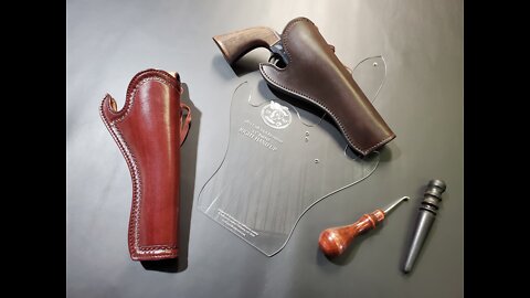Quick Draw California Style Holster Tutorial | Our EASIEST Pattern! | Hellhound Jesse Slim