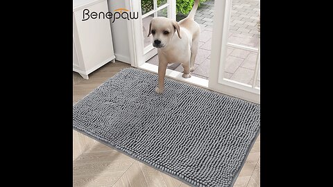 ANNUAL SALE! Non-Slip Microfiber Dog Door Mat For Muddy Paws Absorbs Moisture Dirt