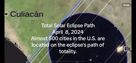 Graphic Overview Of Cities Eclipse Will “ PASSOVER “