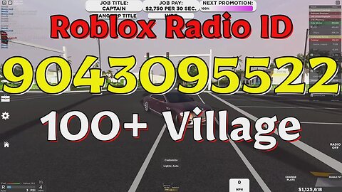 Village Roblox Radio Codes/IDs