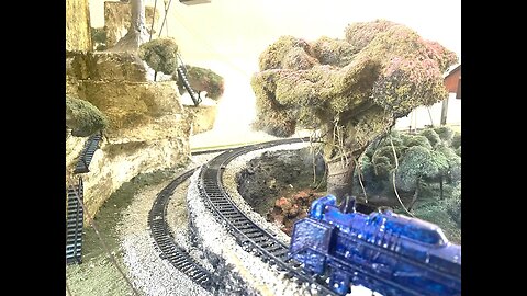 RC Handmade Train Models Blue HO Scale