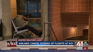 Weather wreaks havoc on travel plans to, from KCI