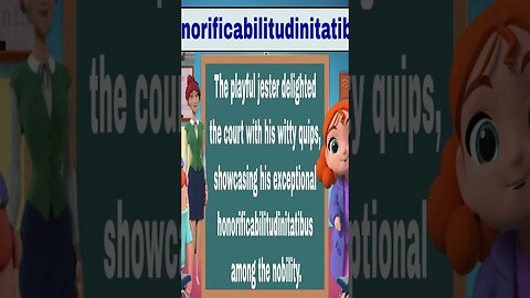 Honorificabilitudinitatibus Word of the day #Wordoftheday, #joke,#jokes,#dadjoke,