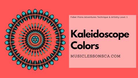 Piano Adventures Technique & Artistry Level 1 - Kaleidoscope Colors