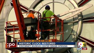 Historic Union Terminal clock restored