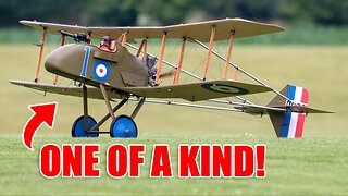 Wings of WONDER! Phenomenal Scratch-Built RC RAF F.E.8 Biplane Flight